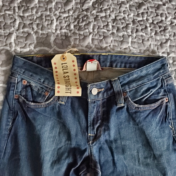 Lucky Brand Lola Straight Denim Jean's Size 27 NEW - Picture 4 of 11